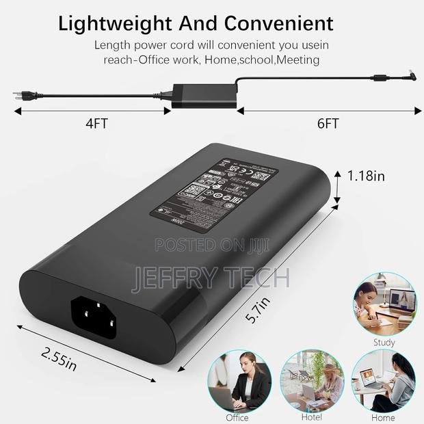 200W AC Adapter Charger Compatible With TPN-DA10 L00818-850 - thumbnail 2