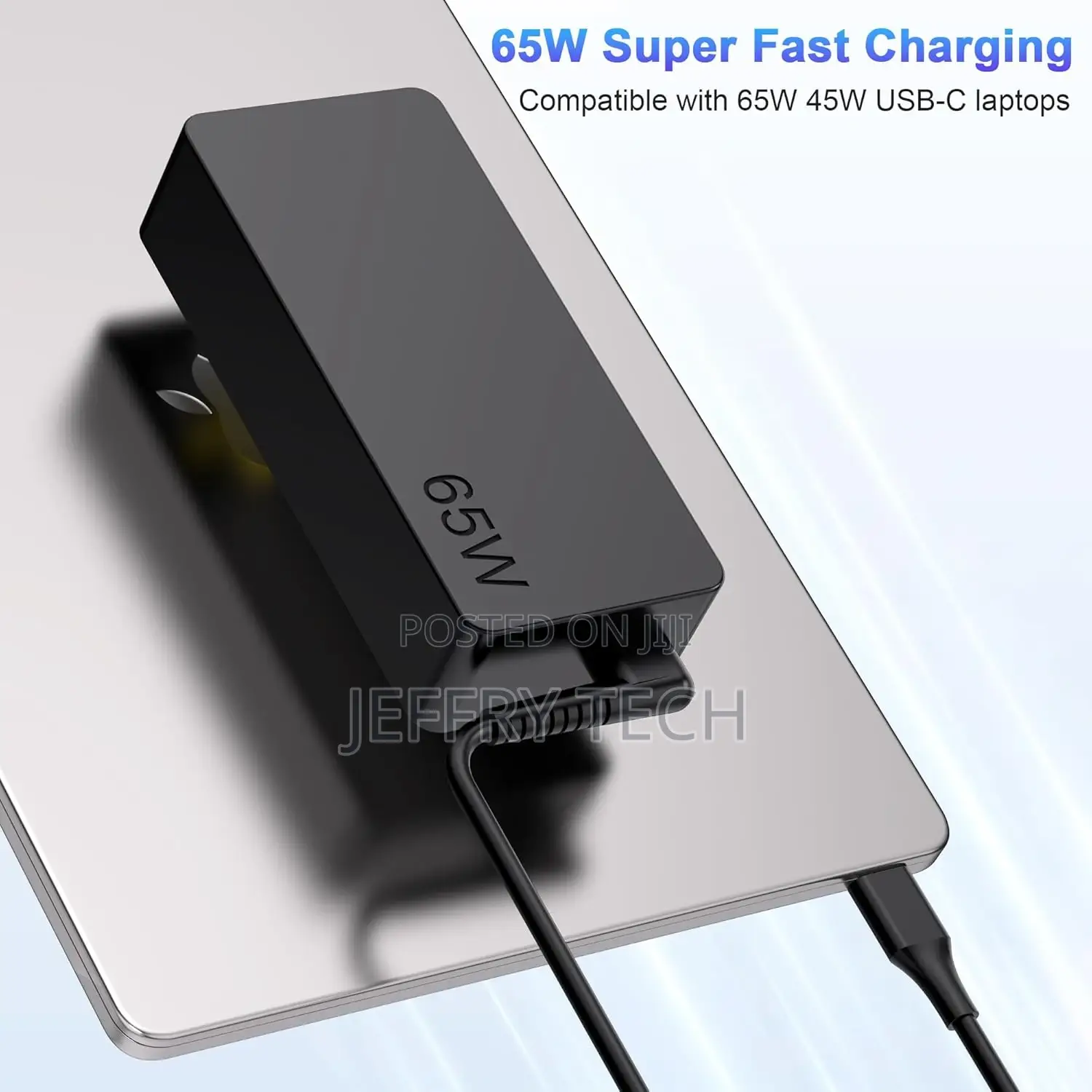 USB Type C Laptop Charger 65W 45W Fit for Lenovo HP Dell Ac