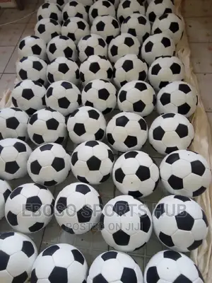 Black And White Leather Football Original Size 5