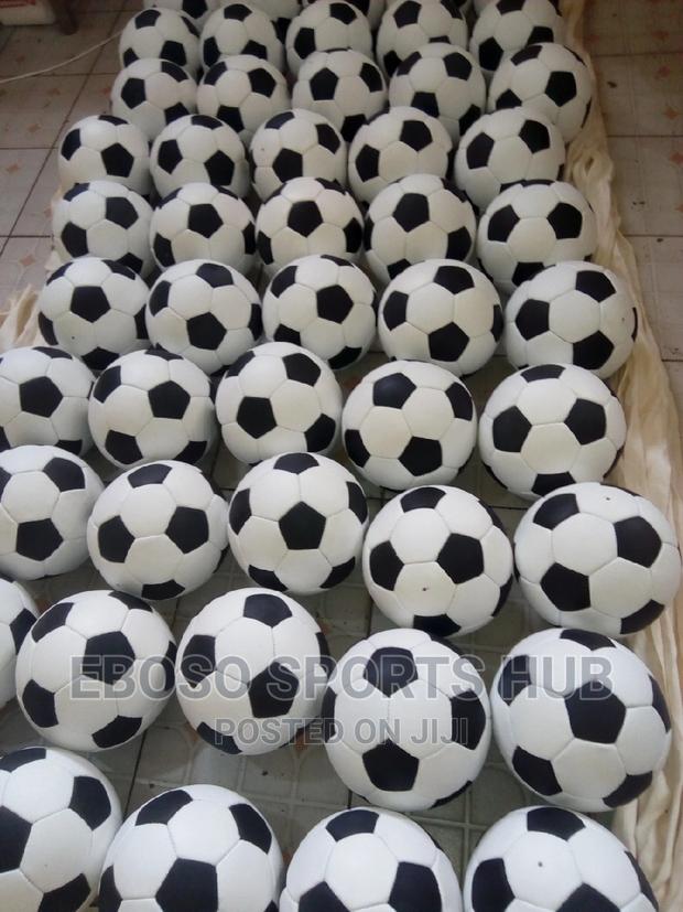 Black And White Leather Football Original Size 5