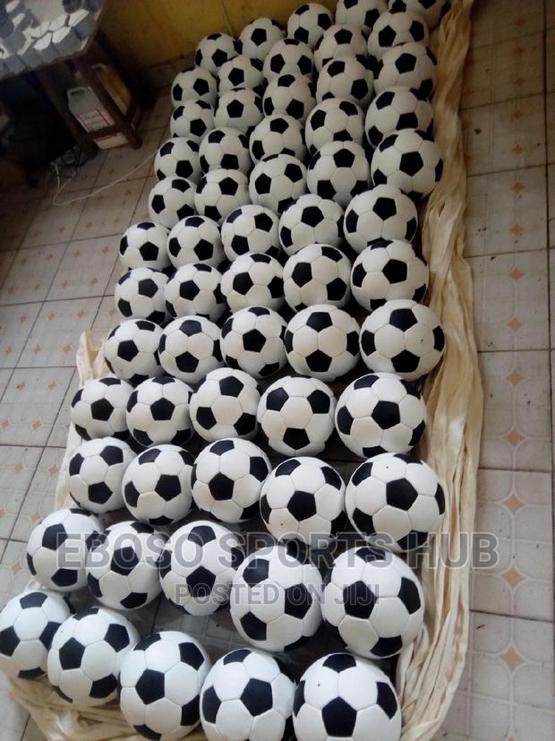 Black And White Leather Football Original Size 5 - thumbnail 4