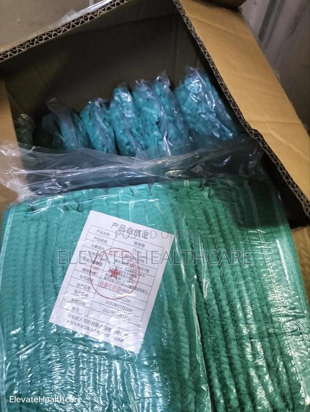 Green Nurse Cap/ Hairnets - main view