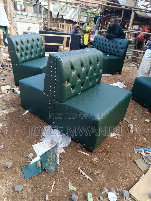 Back to Back, Restaurant Jungle Green Couch - main view