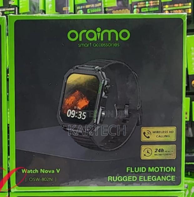 Oraimo Smart Watch Nova v Osw-802n Hd Video Watch Faces - thumbnail 3