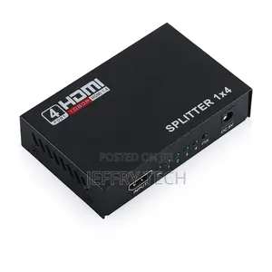 HDMI Splitter 1 in 4 Output, 1x4 Power Port Powered HDMI SPL