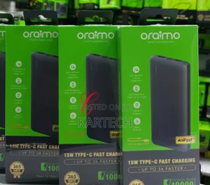 Oraimo Toast 15 10,000mah Power Bank With Type C Output