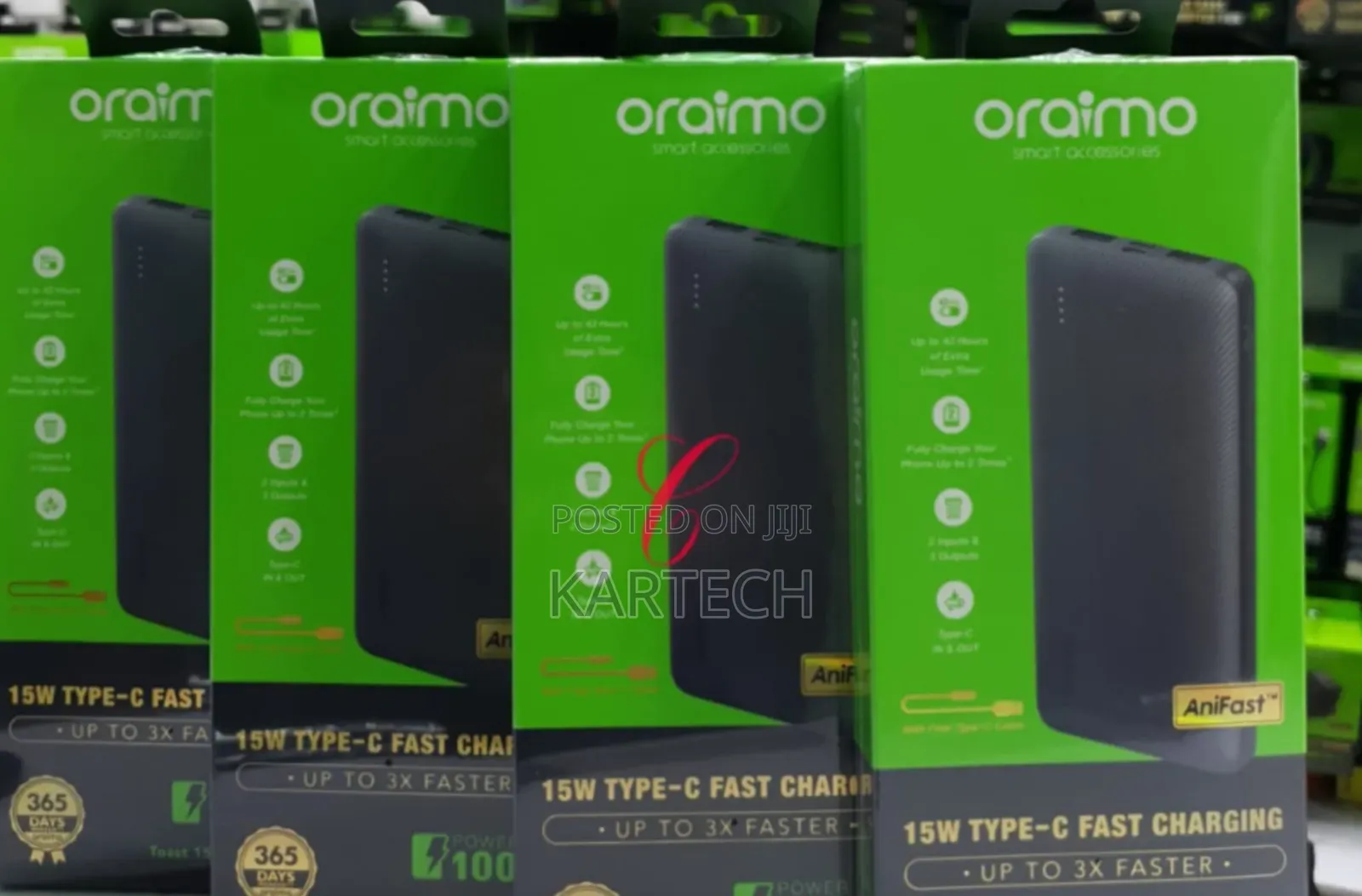 Oraimo Toast 15 OPB-1100D 15W 10,000mah Power Bank