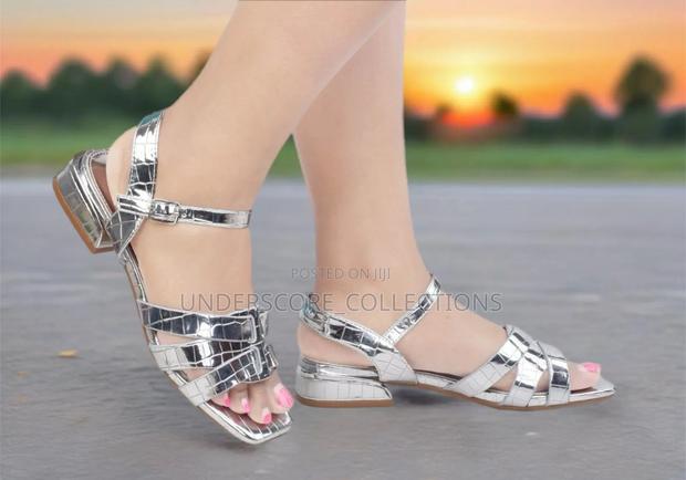Ladies Chunky Low Heel Sandals - thumbnail 6