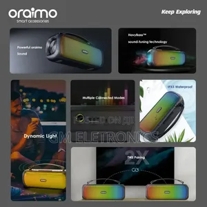 Oraimo Boom 30w Wireless Speaker Black.