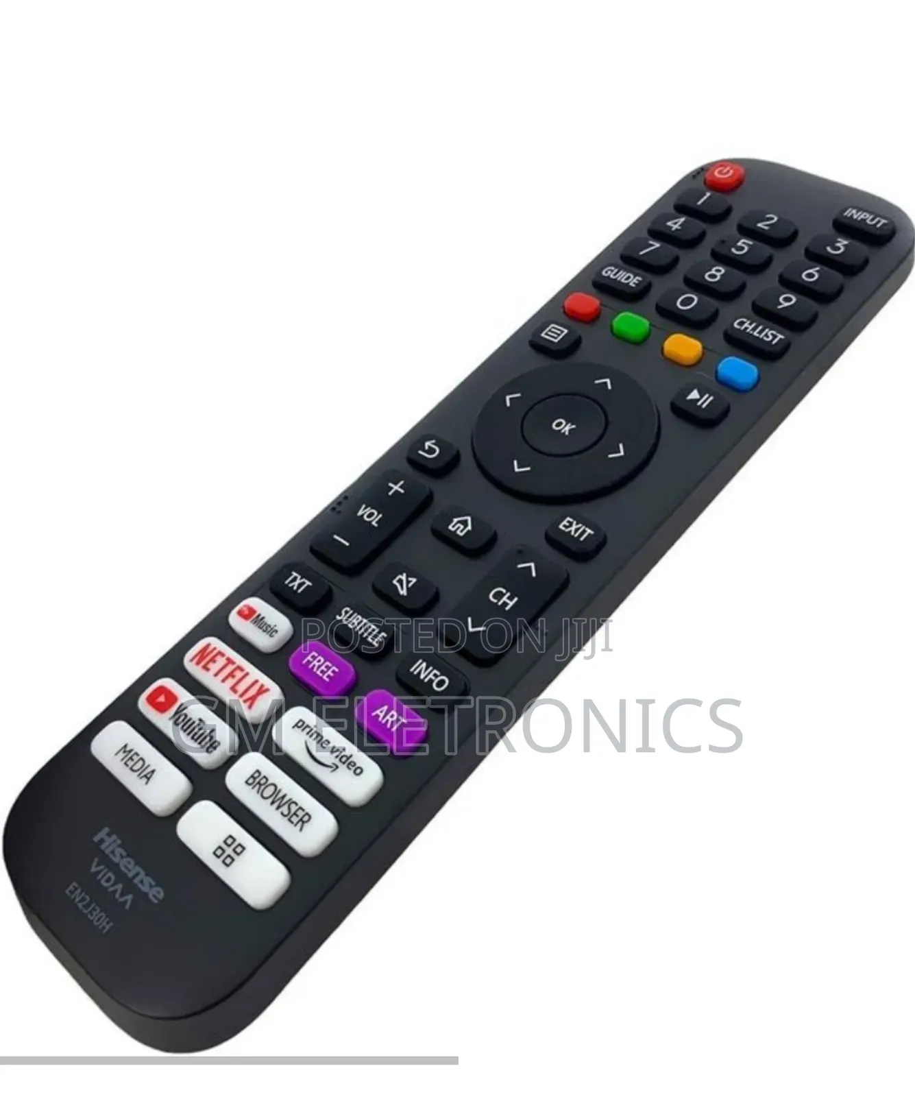 A4 A6 Series Hisense Replacement Remote With Batteries.