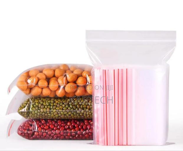 Transparent Reusable Ziplock Bags Set of 25pcs 1 Kg