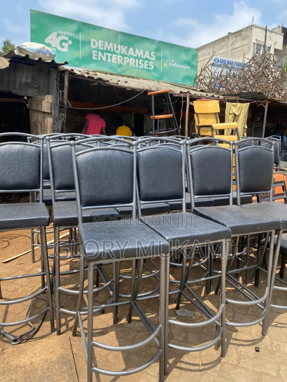 Restaurants High Bar Chair Coated