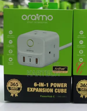 Multiports Powerhub C U342 6in1 Power Expansion Cube