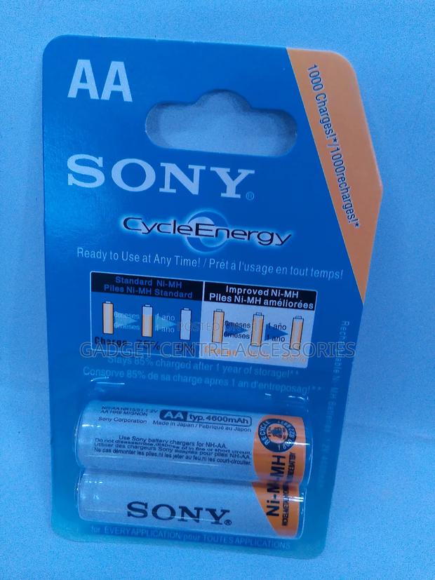 Original Sony AA Rechargeable Batteries - thumbnail 2