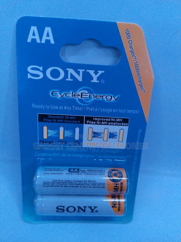 New AA Sony Rechargeable Batteries
