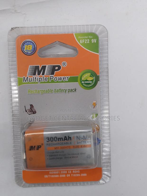 9v Rechargeable Batteries New