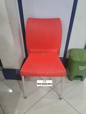 Best Quality Kenpoly Armless Plastic Chair With Metal Legs