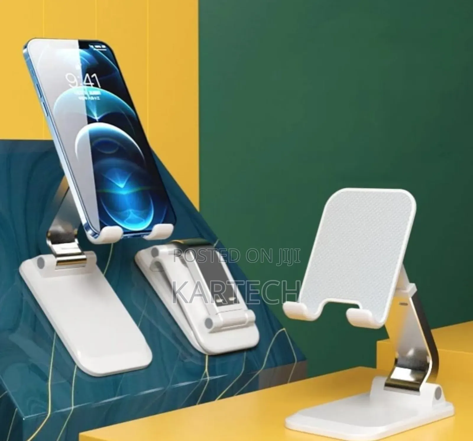Dual Shaft Desktop Phone Holder