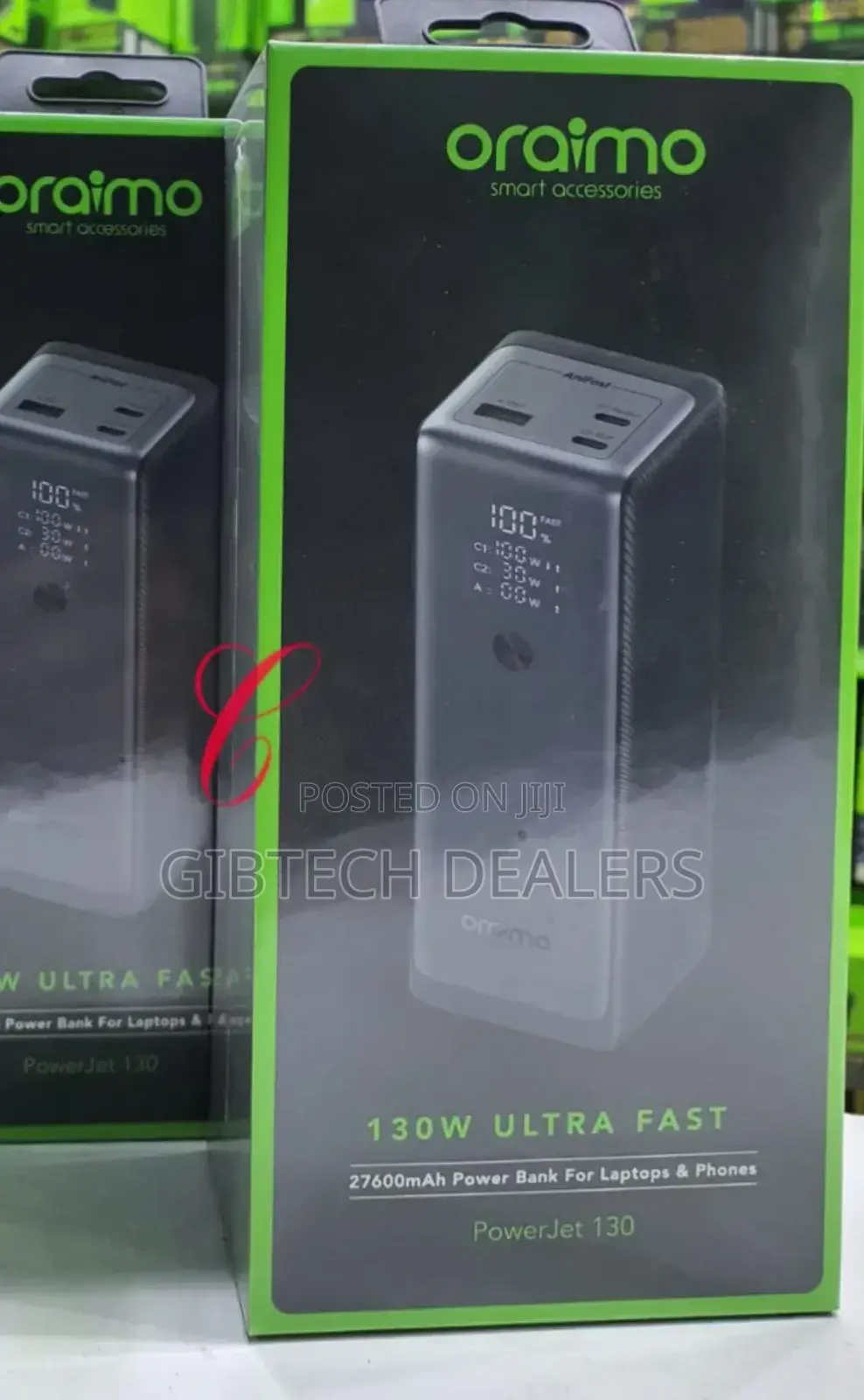 Oraimo Powerjet Oob-727sq 130w 27600mah Power Bank