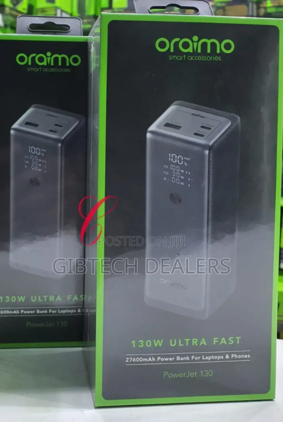 Oraimo Powerjet 130w 27600mah Power Bank