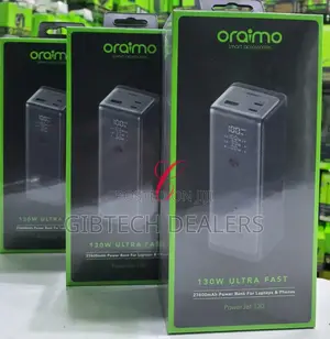 Oraimo Power Jet 130w 27600mah Power Bank Laptop and Phone