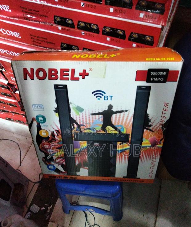 Nobel Nb-2040 Tall Boy Speaker System-bt Hometheare-55,000w