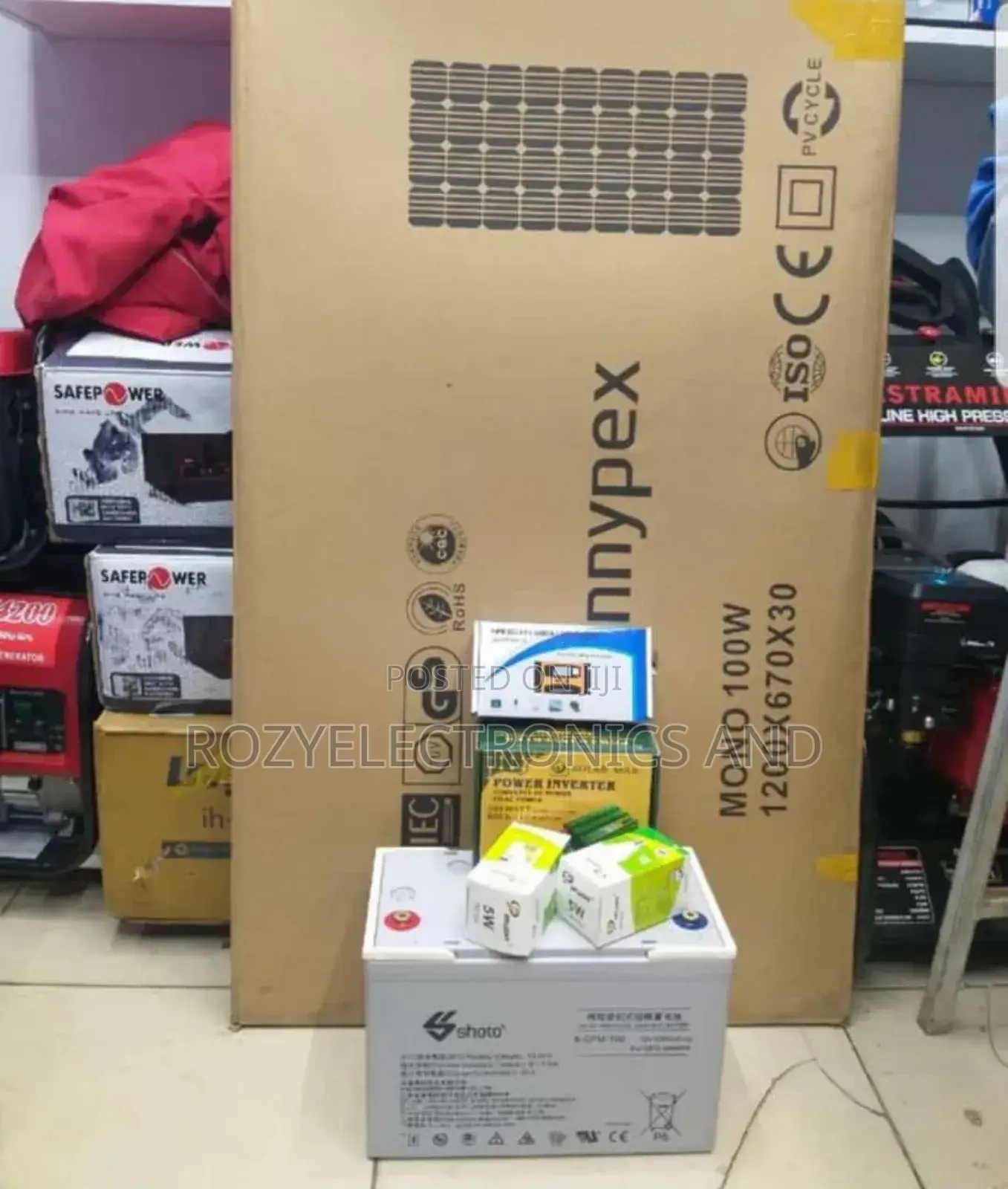 Solar Panel 100watts Sets