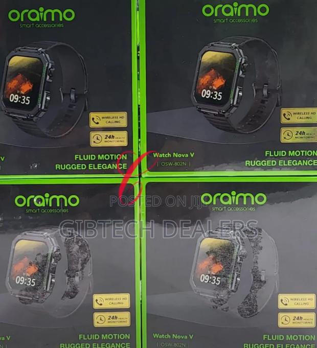 Oraimo Watch Nova v Osw-802n 2.01" Hd Video Face Smart Watch