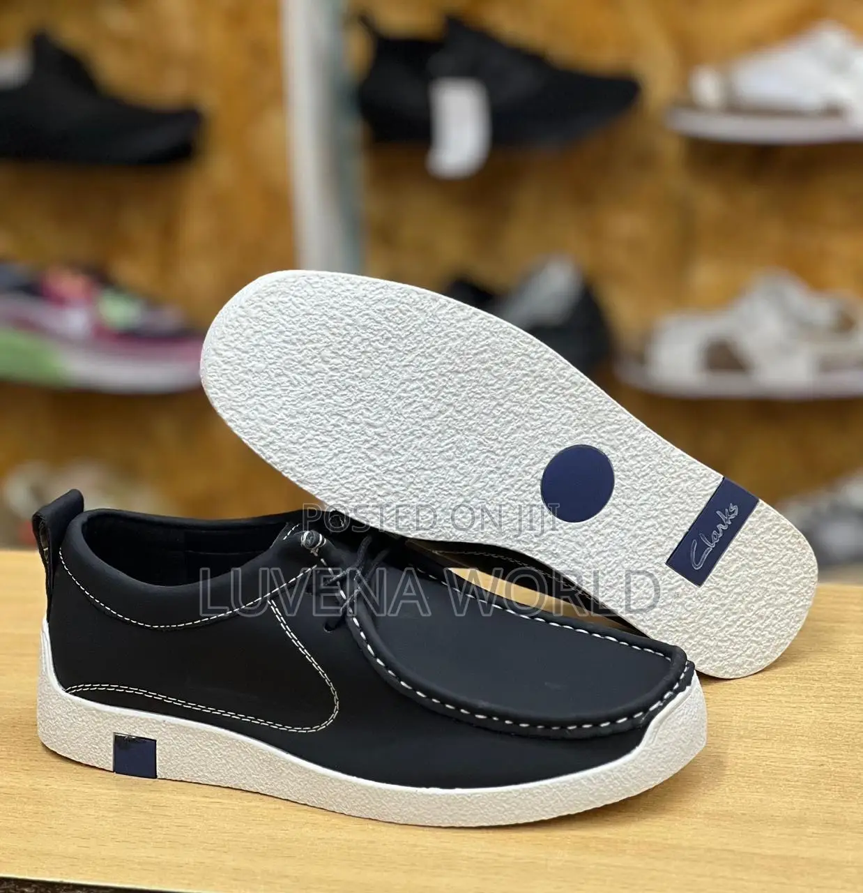 Leather Clarks