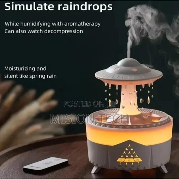 Water Raindrops Ultrasonic Air Humidifier - main view