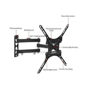 14-55" Tilt Swivel Full Motion Wall Mount Swing Tv Bracket