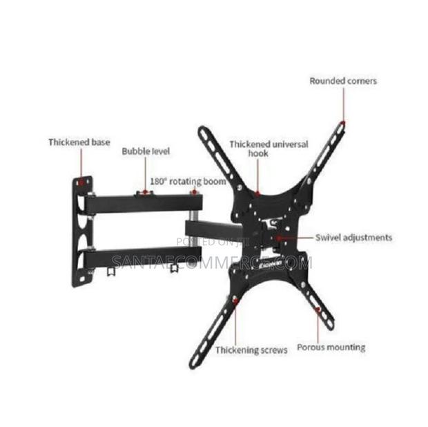 14-55" Tilt Swivel Full Motion Wall Mount Swing Tv Bracket - thumbnail 2