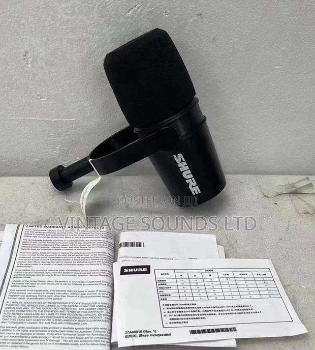 Shure Mv7x XLR Podcast Vocal Recording Microphone - thumbnail 3