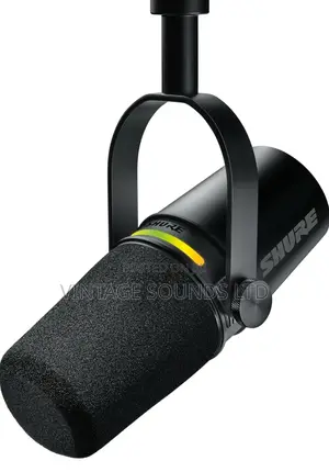 Shure MV7 Podcast Dynamic Microphone BK