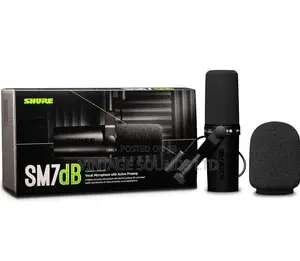 Shure Sm7db Dynamic Vocal Microphone W/Built-in Preamp