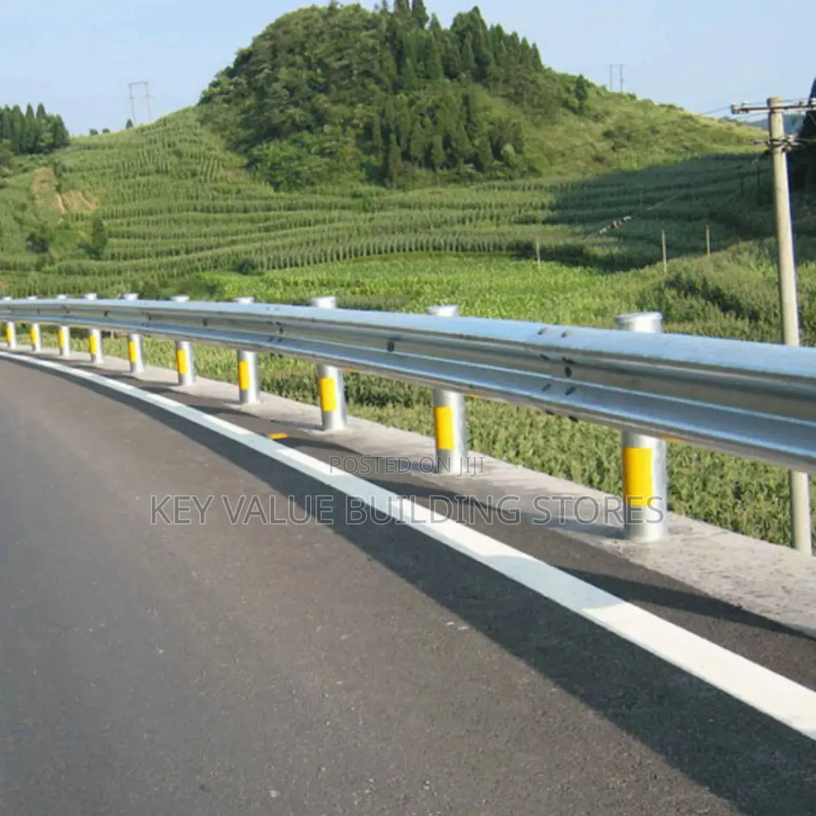 Road Guardrails Beam-4.3m (Galvanized)