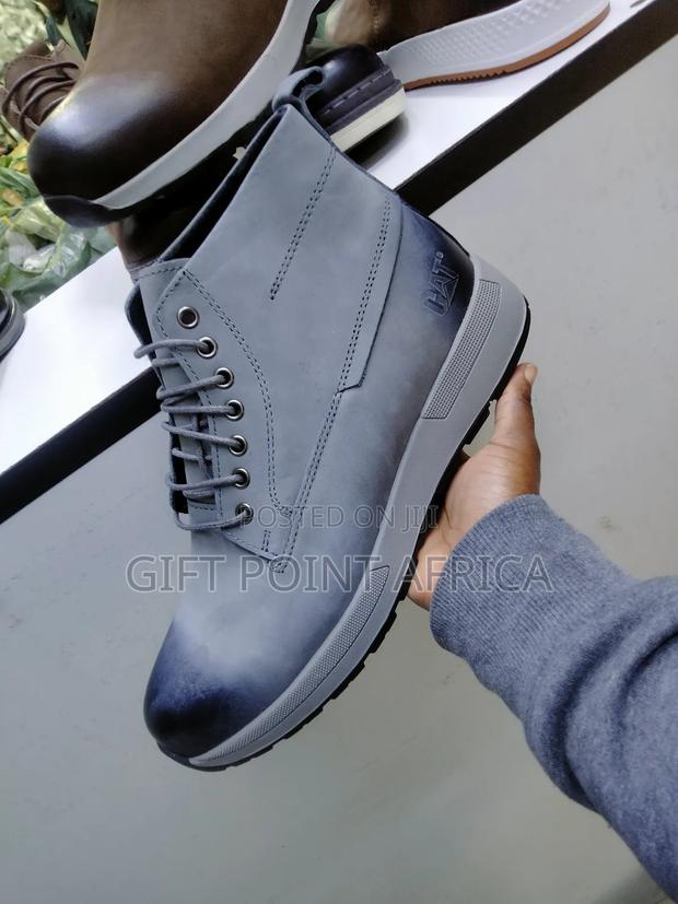 Caterpillar Grey Boots for Men - main view