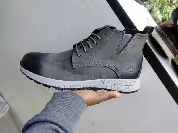 Clarks Casual Leather Boots for Men - main view