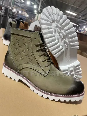 Louis Vuitton Leather Casual Boots for Men