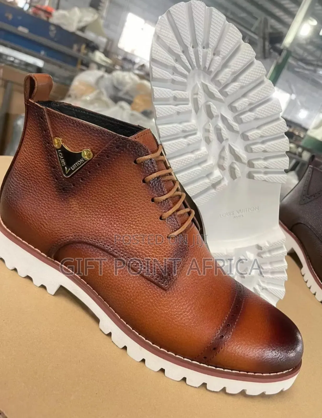 Louis Vuitton Leather Boots for Men