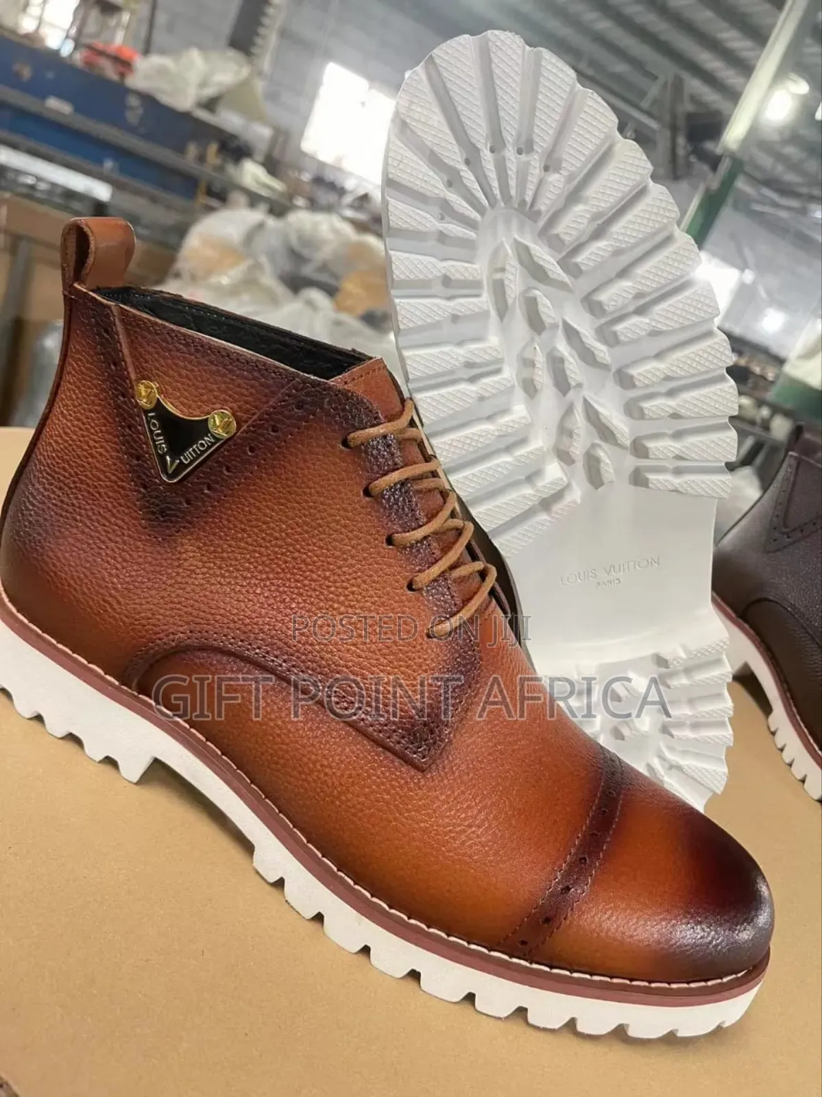Louis Vuitton Leather Boots for Men