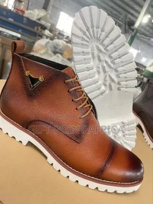 Louis Vuitton Leather Boots for Men