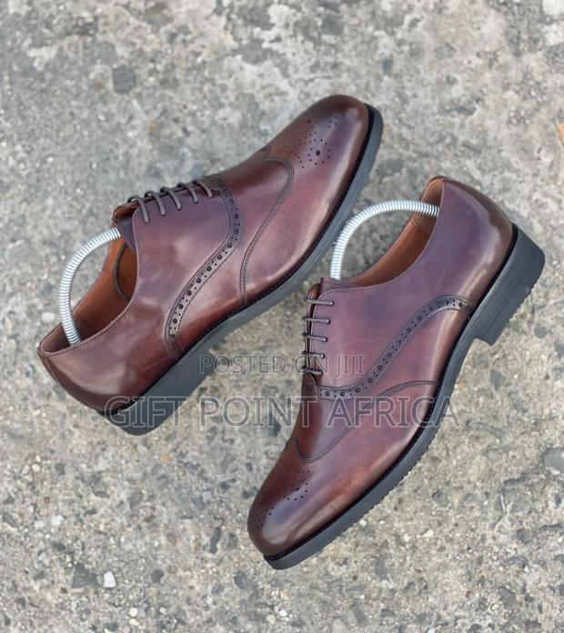 Leather Official Shoes for Men ( Coffee Brown)