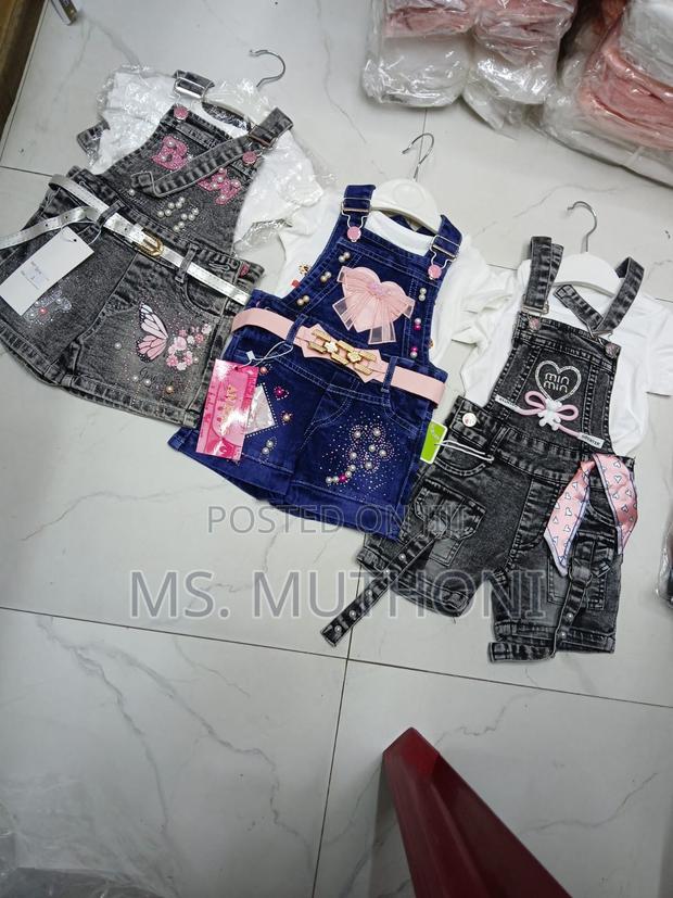 Quality Jeans Kids Dungaree Sets 1-4yrs - thumbnail 2
