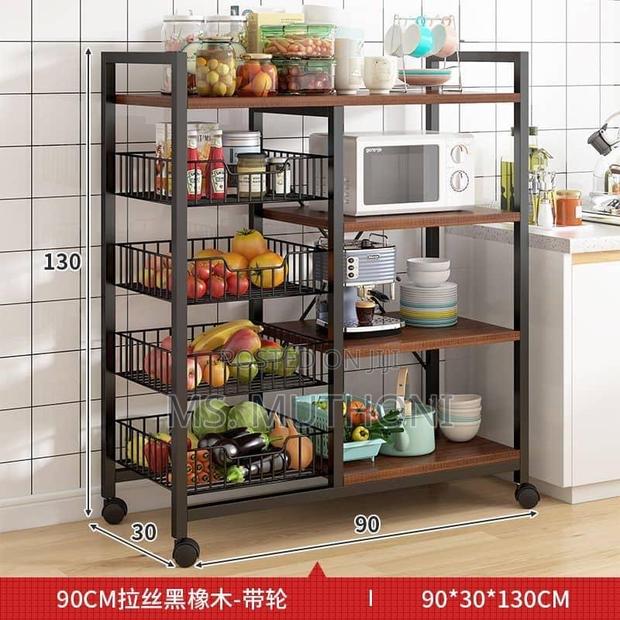 *Multifunctional Strong Metallic Kitchen Rack With Movable - main view