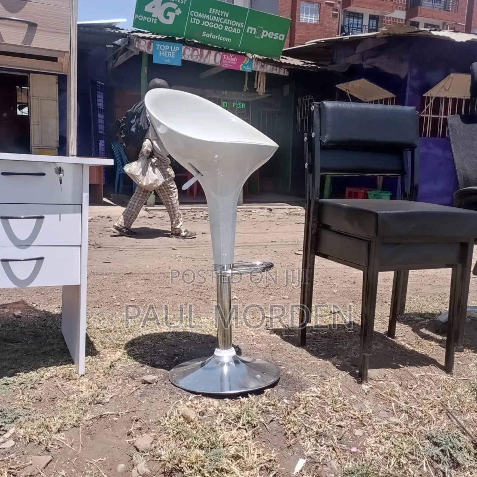 White Barstools