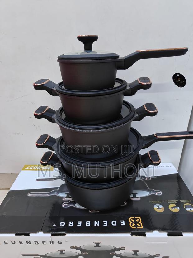 10pc Edenberg Cookware Set - main view