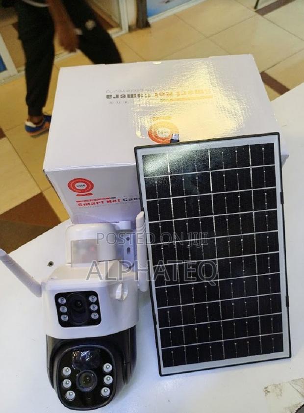 4G Zoom Dual Lens Camera Battery Solar Power Charge Camera - main view