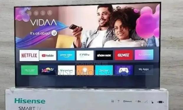 Hisense 50" Inch Frameless Smart Tv,Bluetooth. Available