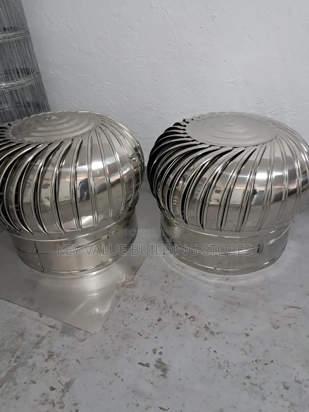 Air Driven Cyclones Ventilators-600mm Stainless
